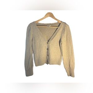 Love, Fire | tan button up cardigan